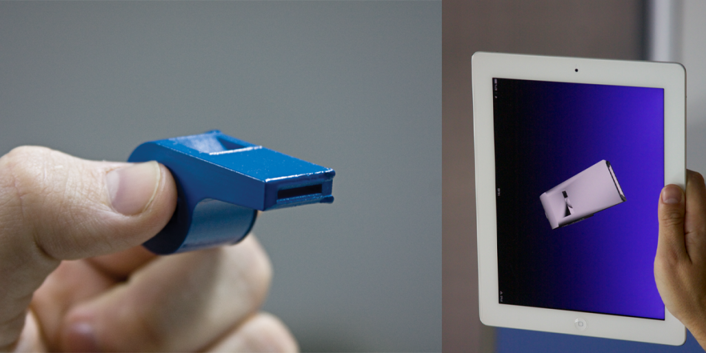 משרוקית מודפסת