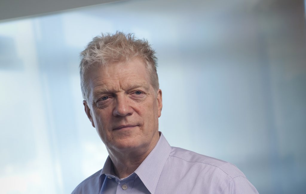 Sir Ken Robinson in Los Angeles, CA where he keeps an office when he is not traveling the world speaking about the need to transform education.