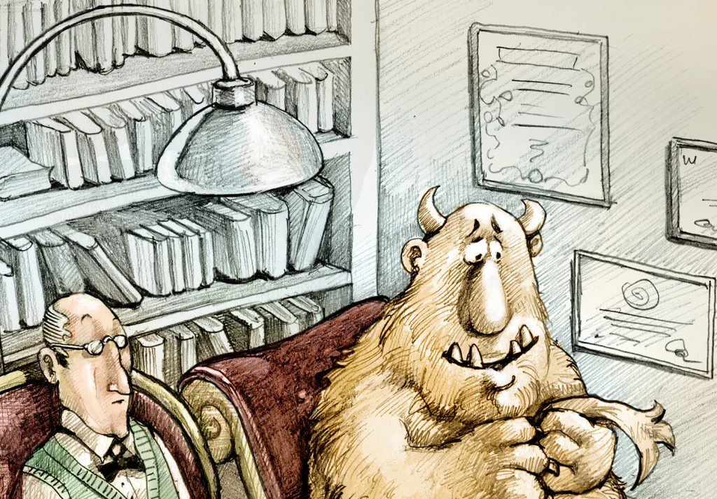 A nice monster by psychologist