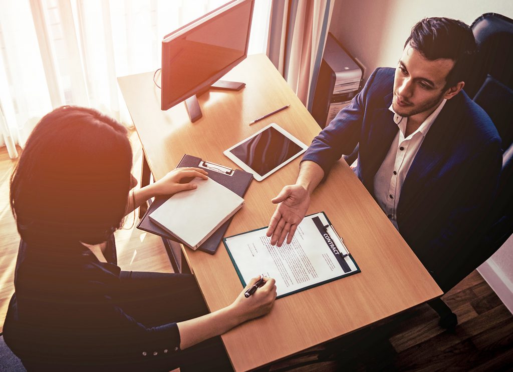 Boss giving job contract opportunity for New Employer