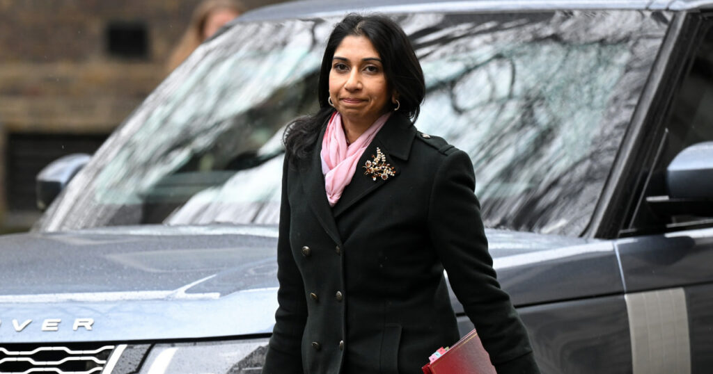 שרת הפנים של בריטניה, סואלה ברוורמן, מארס 2023 | צילום: Leon Neal/Getty Images