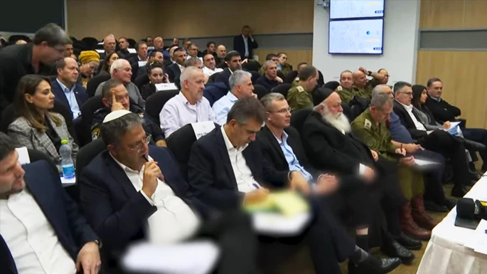צילום מסך מתוך ישיבת הממשלה