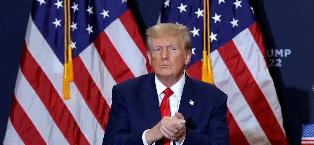 נשיא ארה"ב לשעבר דונלד טראמפ, 19 בדצמבר 2023 | צילום: Kamil Krzaczynski/AFP via Getty Images