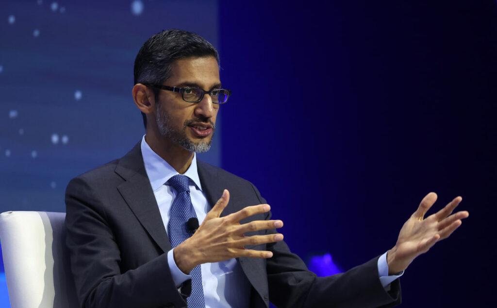 מנכ"ל גוגל סונדאר פיצ'אי | צילום: Justin Sullivan/Getty Images