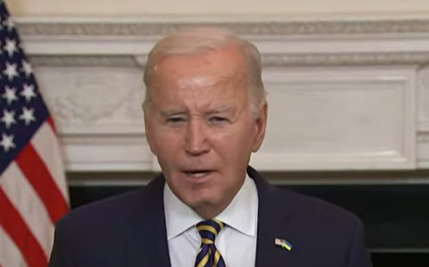 נשיא ארה"ב ג'ו ביידן במסיבת עיתונאים הערב בבית הלבן| קרדיט: צילום מסך