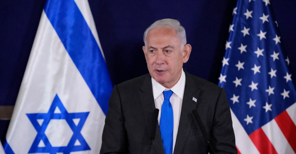 ראש ממשלת ישראל בנימין נתניהו, 12 באוקטובר 2023 | צילום: JACQUELYN MARTIN/POOL/AFP via Getty Images