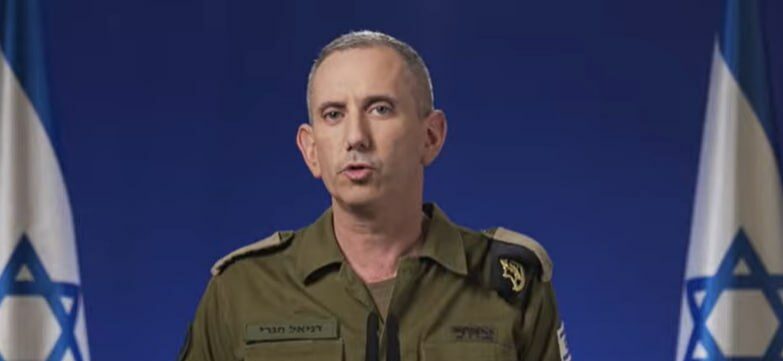 דובר צה"ל, תת אלוף דניאל הגרי | קרדיט: צילום מסך