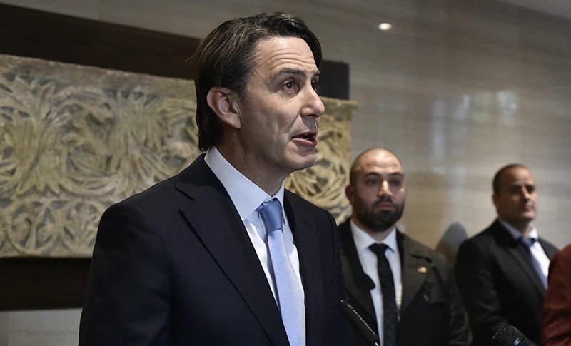 השליח האמריקני המיוחד עמוס הוכשטיין, 4 במרץ 20243 | צילום: AFP via Getty Images