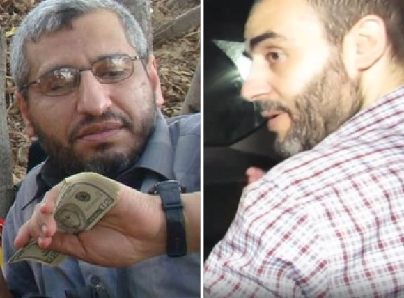 בכיר חמאס מוחמד סינוואר ובכיר חמאס מוחמד דף | צילומים :דו"צ