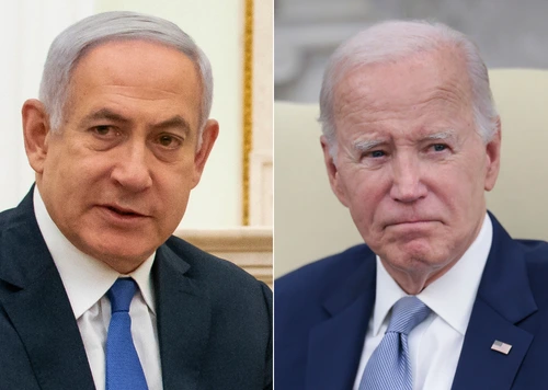 נשיא ארה"ב ג'ו ביידן וראש ממשלת ישראל בנימין נתניהו