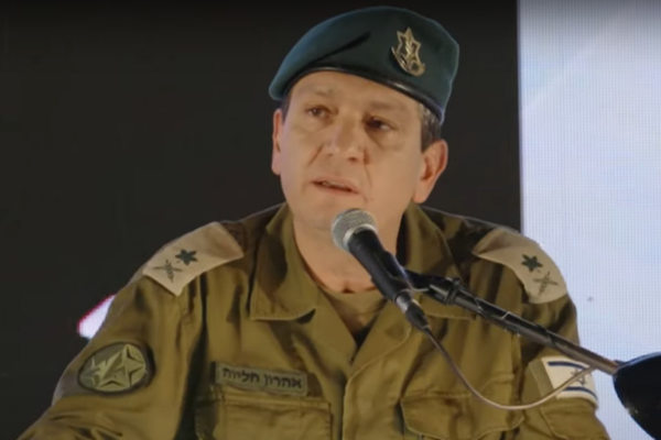 האלוף אהרון חליוה בטקס החלפת ראש אמ''ן, 21 באוגוסט 2024