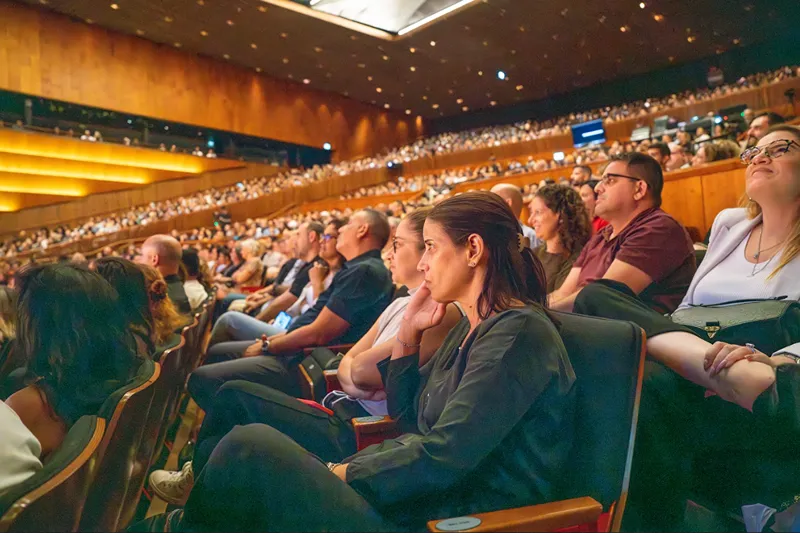 הקהל ב"אירוע הגאלה של אפוק"