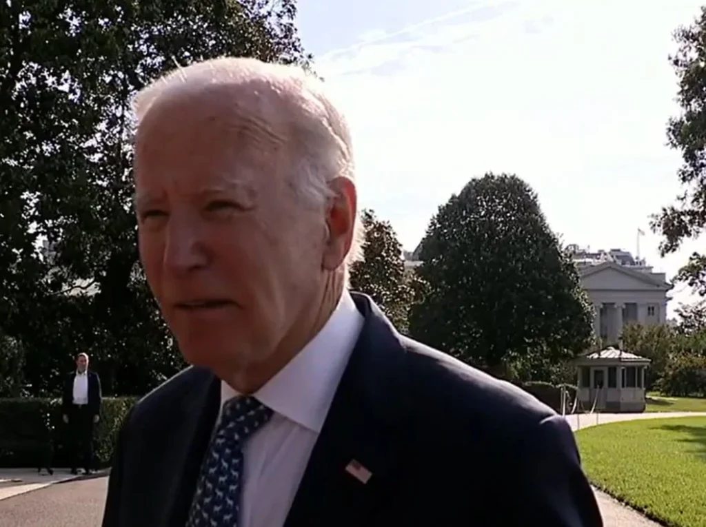 נשיא ארה"ב ג'ו ביידן בשיחה עם הכתבים | צילום מסך