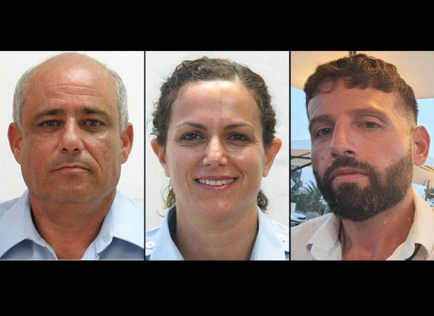 פקד אריק בן אליהו ז"ל, רנ"ג הדס ברנץ ז"ל ורס"מ רוני שקורי ז"ל