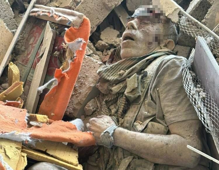 גופת סינוואר ברצועה