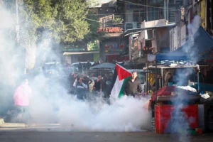 עימותים במחנה הפליטים בג'נין בזמן המבצע של כוחות הביטחון הפלסטינים, 16 בדצמבר 2024