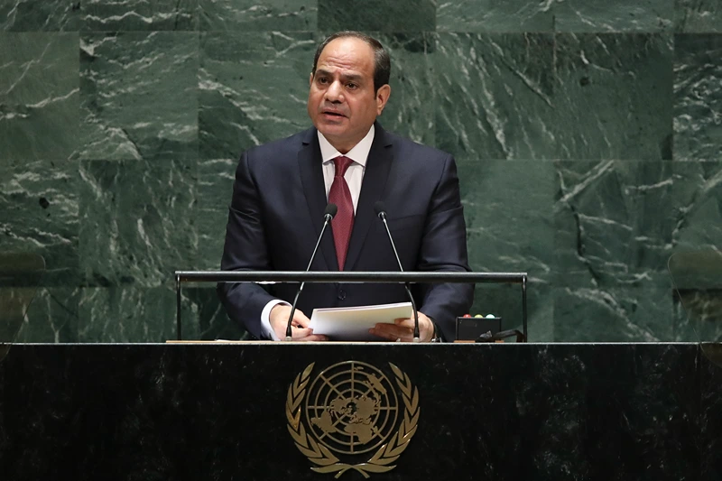נשיא מצרים עבד אל-פתאח א-סיסי, 24 בספטמבר 2019