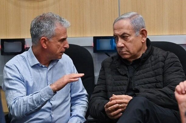 ראש הממשלה בנימין נתניהו וראש המוסד דוד ברנע