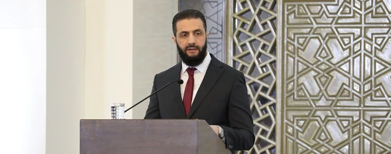 נשיא סוריה אבו מוחמד אלג'ולאני, 25 בפברואר 2025