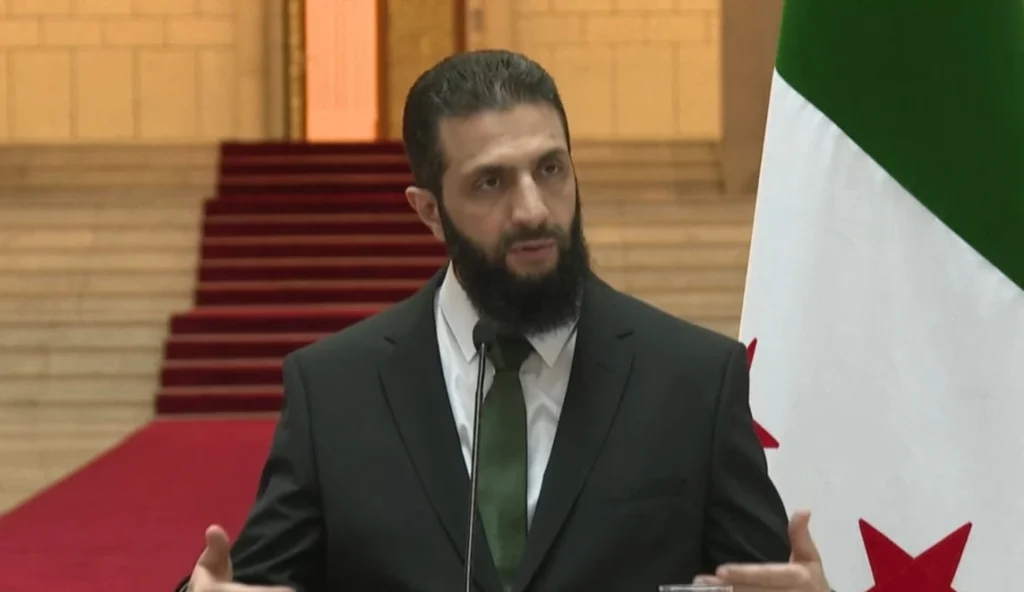 נשיא סוריה אבו מוחמד אלג'ולאני