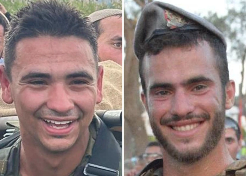 סרן נועם רביד ז"ל וסמ"ר יהלי שרור ז"ל