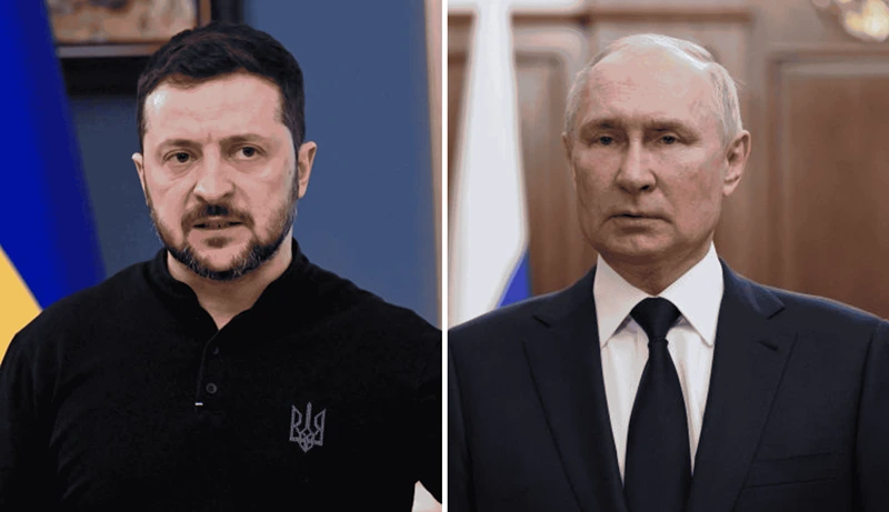 ולדימיר פוטין, נשיא רוסיה וולדימיר זלנסקי, נשיא אוקראינה