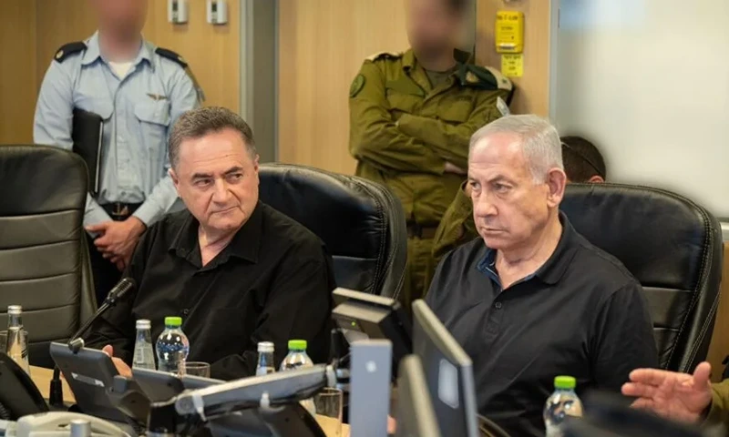ראש הממשלה בנימין נתניהו ושר הביטחון ישראל כ"ץ