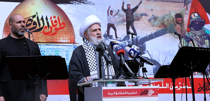 מזכ"ל חיזבאללה השיח נעים קאסם, 13 באוקטובר 2023