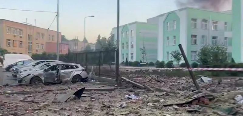 תיעוד מתוך ההרס בקייב