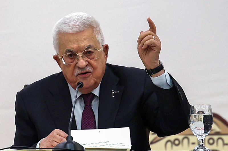 יו"ר הרש"פ מחמוד עבאס, 23 באפריל 2025