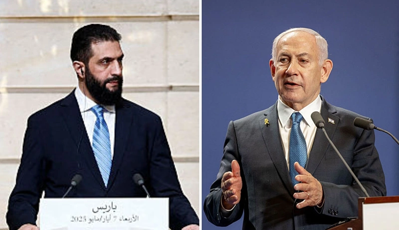 ראש ממשלת ישראל, בנימין נתניהו, נשיא סוריה, אחמד א-שרע