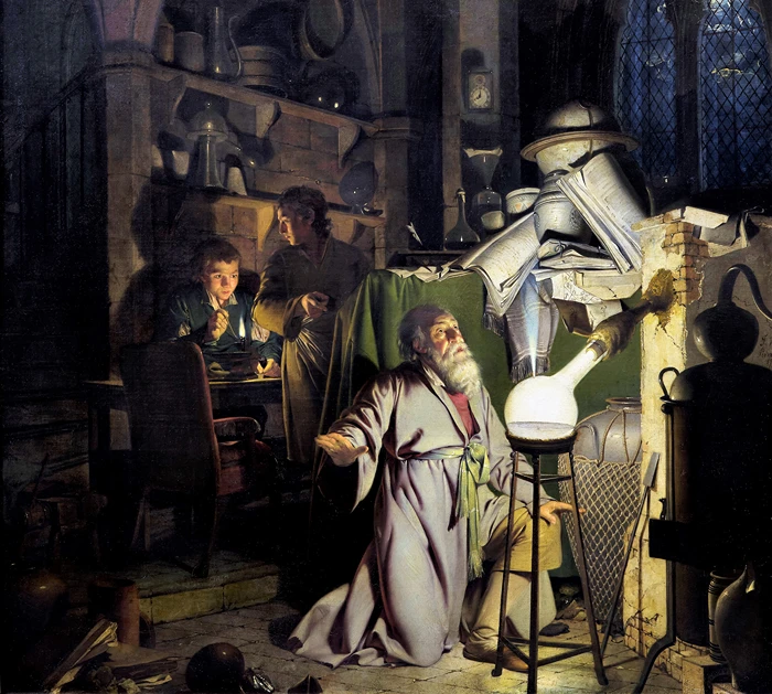 קרדיט: Joseph Wright of Derby/Public Domain