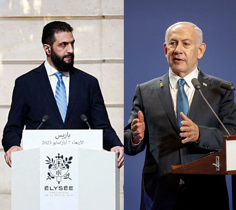 ראש ממשלת ישראל, בנימין נתניהו, נשיא סוריה, אחמד א-שרע