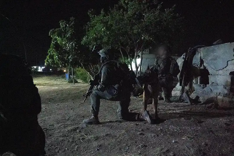 כוחות צה''ל בפעילות למעצר החולייה האיראנית בסוריה