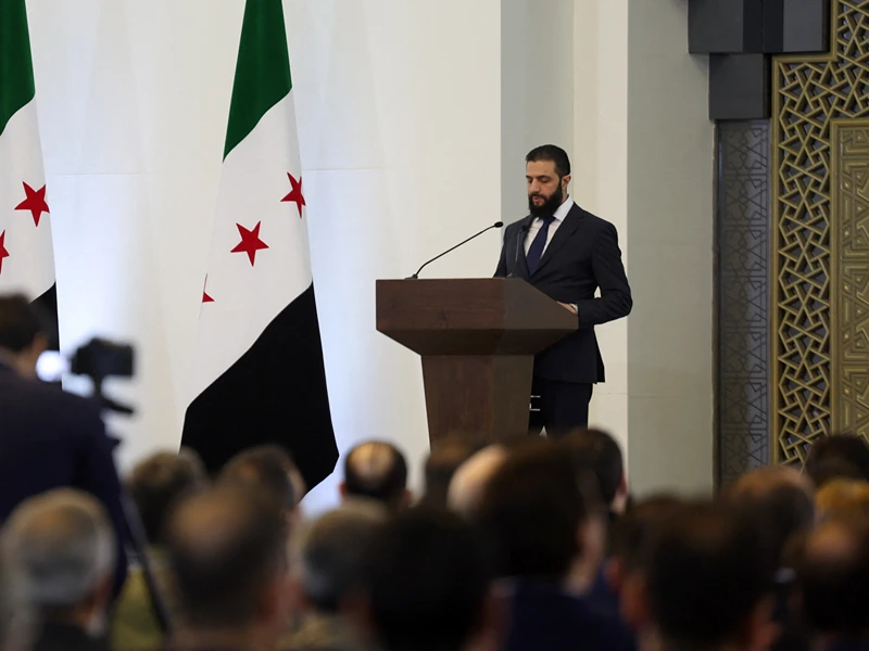נשיא סוריה, אחמד א-שרע, 29 במרץ 2025