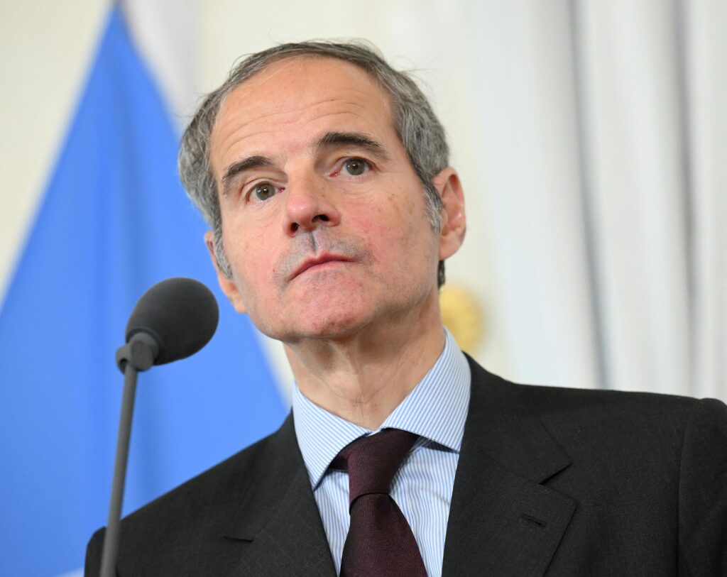 יו"ר הסוכנות הבין-לאומית לאנרגיה אטומית (סבא"א), רפאל גרוסי, ווינה, 25 ביוני 2025