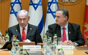 שר הביטחון, ישראל כ"ץ, וראש הממשלה, בנימין נתניהו