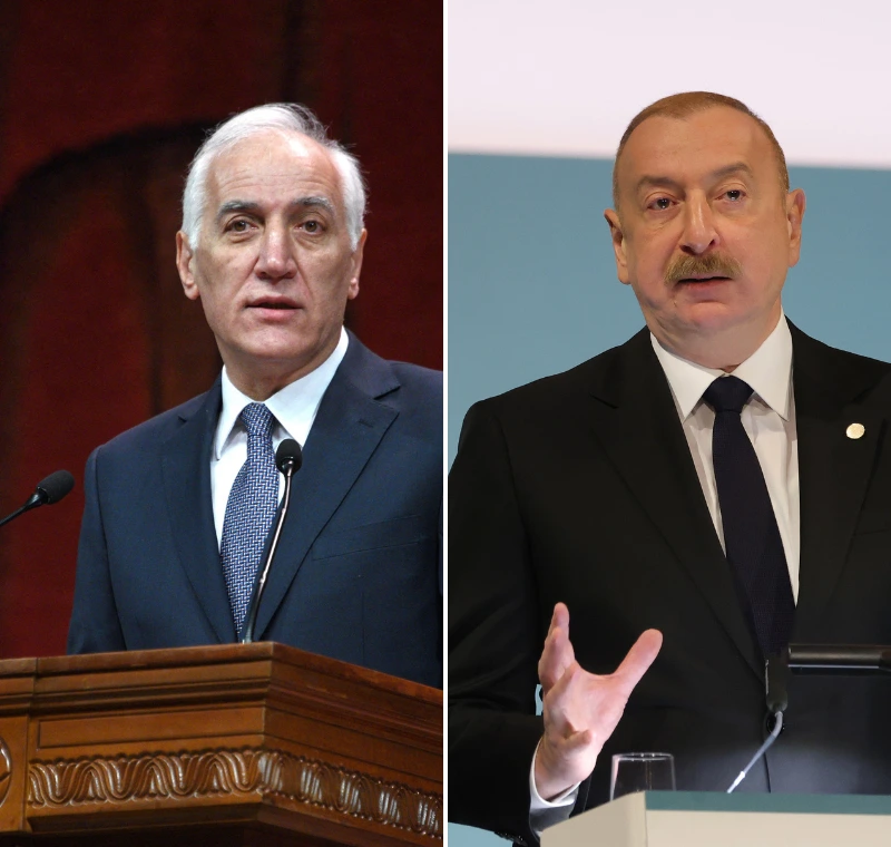 נשיא אזרבייג'אן, אילהם אלייב, וראש ממשלת ארמניה, ניקול פשיניאן
