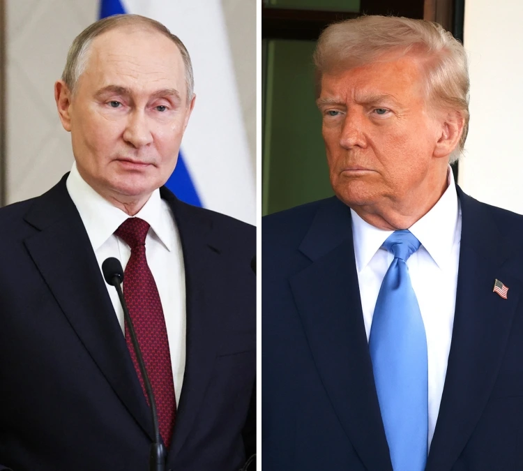 נשיא ארה״ב, דונלד טראמפ, ונשיא רוסיה, ולדימיר פוטין