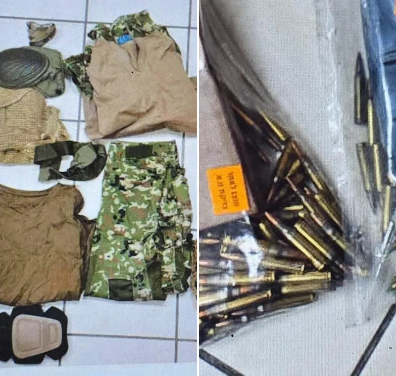 ציוד שנמצא בביתם של החשודים | משטרת ישראל