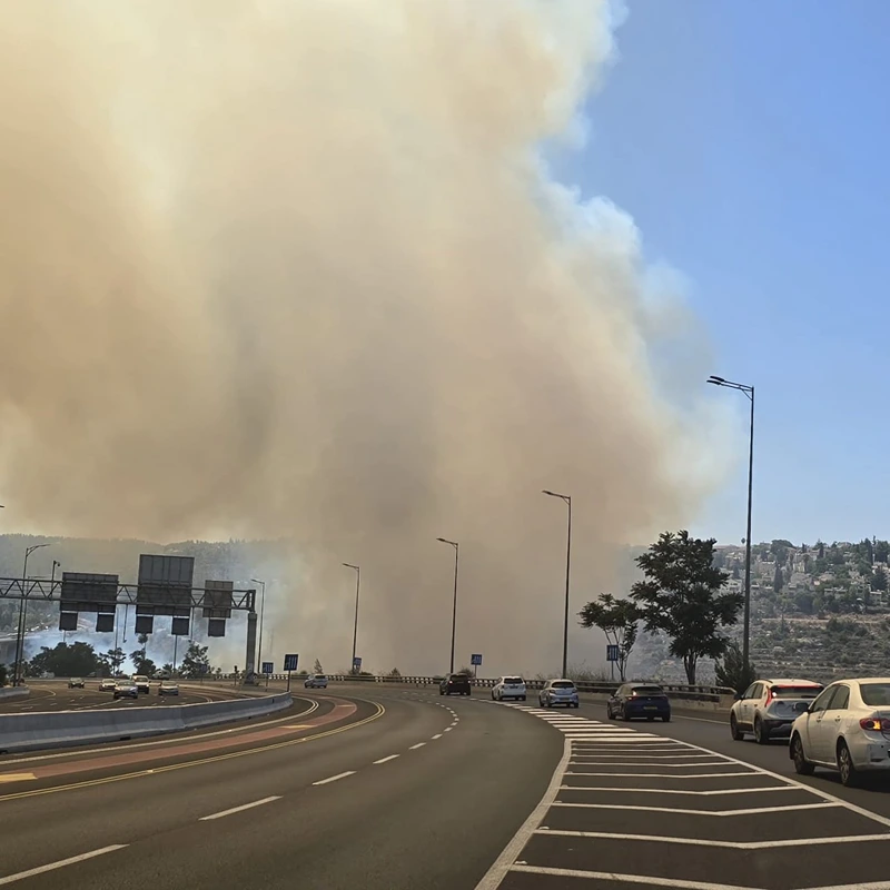 תיעוד השריפה