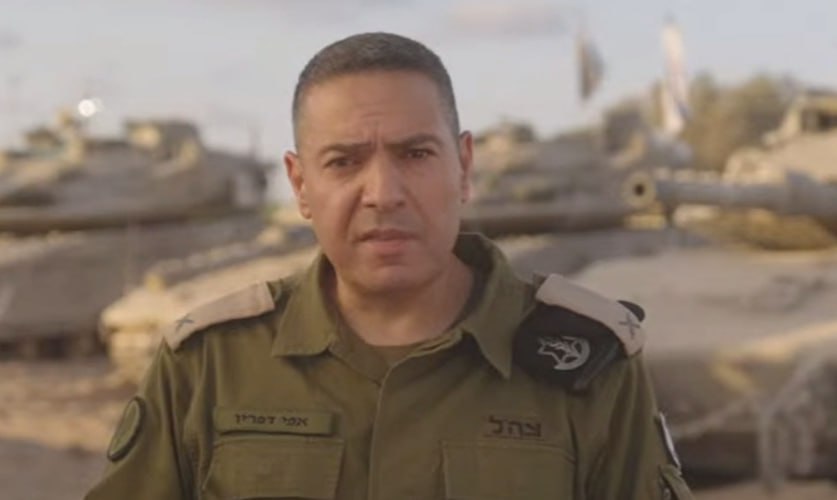 דובר צה״ל, תת-אלוף אפי דפרין