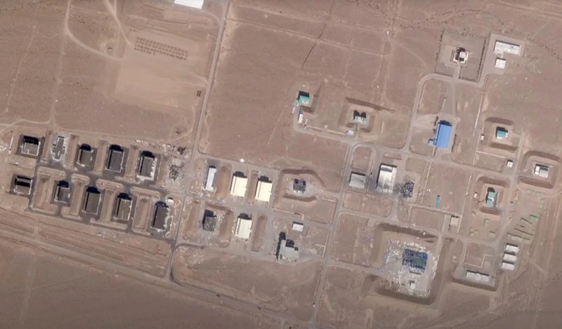 תמונת לווין של מתקן שאהרוד, שפורסמה על ידי סוכנות הידיעות AP