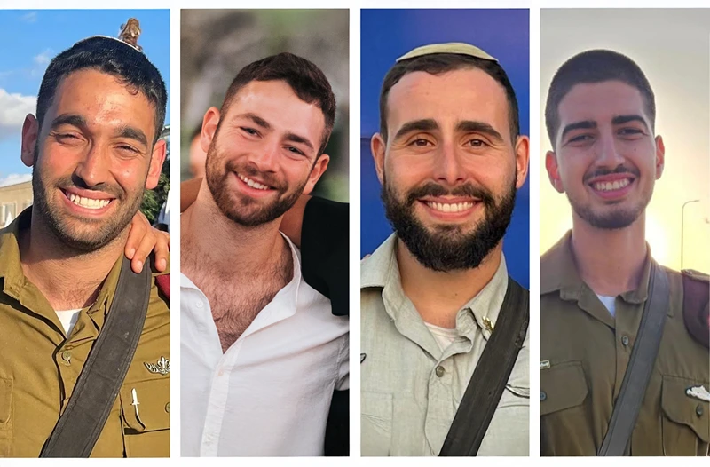 סגן ערן שלם, סגן איתן אבנר בן יצחק, סגן רון אריאלי, רס״ן אומרי-חי בן משה ז״ל