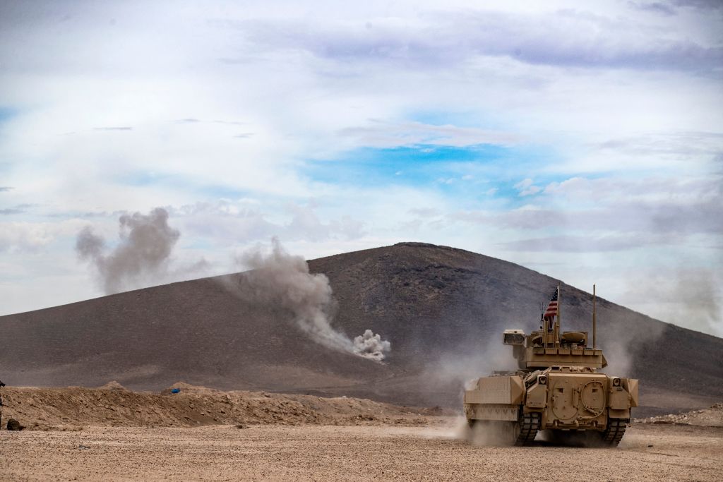 תרגיל צבאי משותף של כוחות סוריה הדמוקרטית (SDF) וכוחות ארה״ב בצפון-מזרח סוריה, 7 בדצמבר 2021