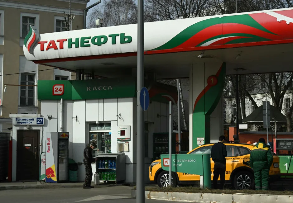 תחנת דלק במוסקבה, 10 במרץ 2025