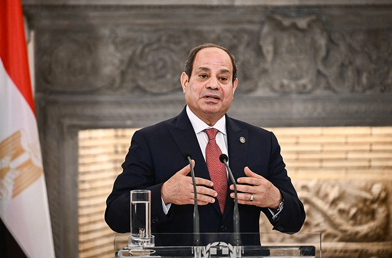 נשיא מצרים, עבד אל-פתאח א-סיסי, 7 במאי 2025