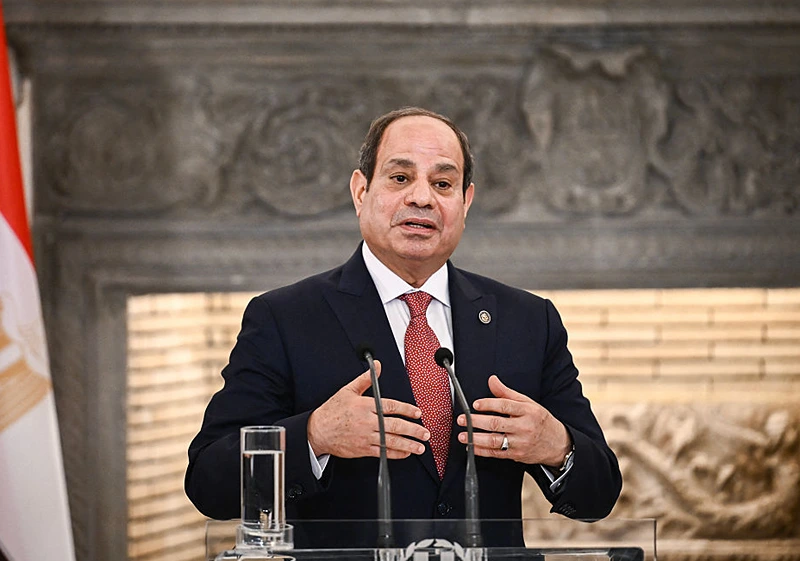 נשיא מצרים, עבד אל-פתאח א-סיסי, 7 במאי 2025