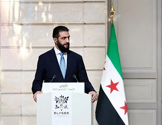 נשיא סוריה, אחמד א-שרע (אלג'ולאני), 7 במאי 2025