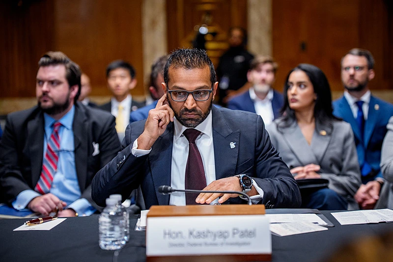 ראש ה-FBI, קאש פאטל, 8 במאי 2025